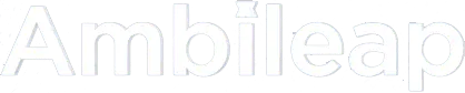 Ambileap - white logo